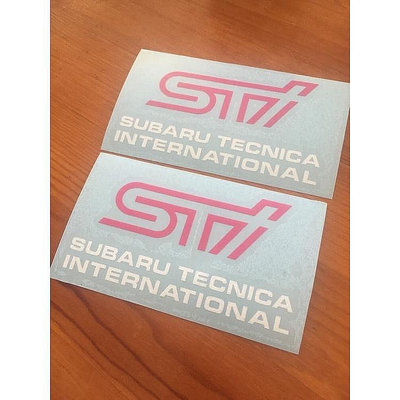 【熱賣精選】Subaru I Tecnica 國際徽標 Impreza 霧燈貼紙