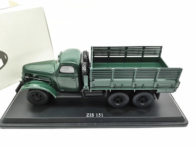 汽車模型 SSM 1/43 ZIS 151 前蘇聯 俄羅斯 越野卡車合金成品模型 僅一台