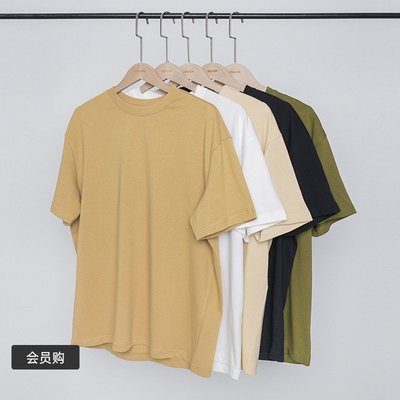 【天猫专属礼盒】CHINISM DAILY BLANK系列 纯色简约短袖T恤3件装