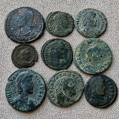古羅馬帝國AE銅幣 公元2世紀-4世紀 AE2-AE4不同面【店主收藏】31667