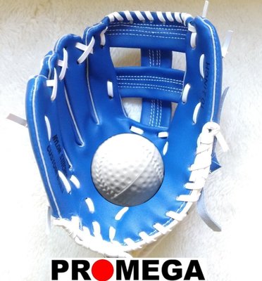 [福威國際企業] 棒球手套 兒童用 10.5吋 左投 送C ball 藍色款 專為小朋友設計