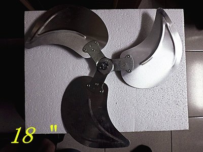 18〞電風扇 鋁合金葉片 扇葉 中心鎖螺絲-【便利網】