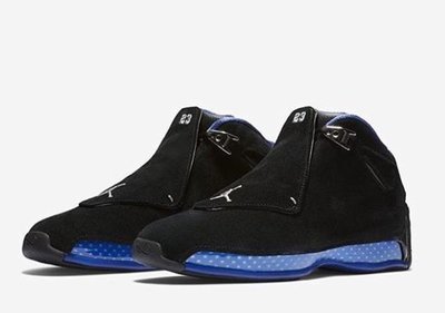 【Basa Sneaker】AIR JORDAN 18 黑藍 AA2494-007 男鞋 Jordan18代 AJ18