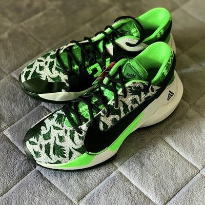 【正品】耐克Nike Zoom Freak 2 EP Najia 白綠  厚底 運動慢跑鞋