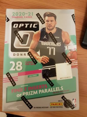 Optic Blaster球員卡盒2020-21 Panini NBA，全新包膜未拆封抽