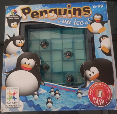 可面交,上誼SMART GAME冰上企鵝大挑戰 60題闖關遊戲 益智遊戲玩具桌遊