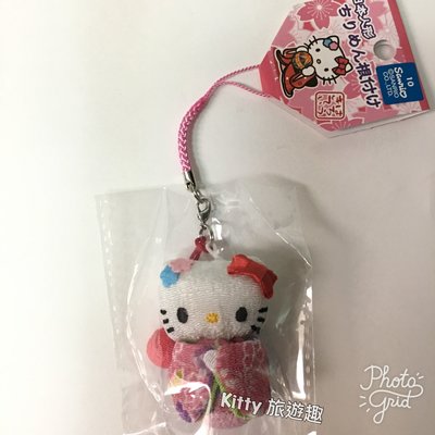 [Kitty 旅遊趣] Hello Kitty 小吊飾 日本人形吊飾 公仔吊飾 皮包吊飾 凱蒂貓 和服 有三款