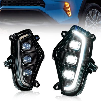 榮放RAV4霧燈適用于18-20年豐田Toyota汽車LED大燈