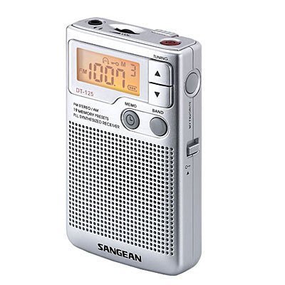 【划算的店】SANGEAN 調頻立體 / 調幅二波段FM/ 數位式口袋型收音機(山進 DT-125) /