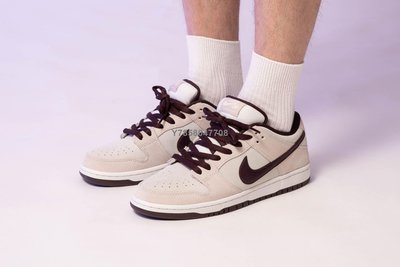 【正品】Nike Dunk SB Low Desert Sand 深棕灰麂皮低幫耐克板鞋 BQ6817-004男女鞋