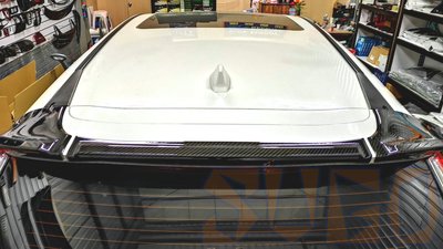 SUGO汽車精品 本田 HONDA CRV 5/5.5代 專用黑碳卡夢水轉印 無限款 MUGEN 尾翼