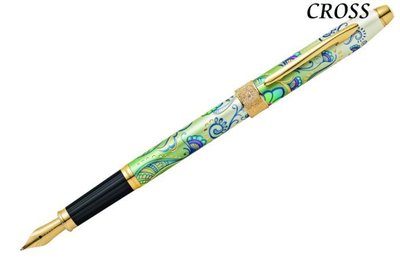 【Pen筆】CROSS高仕 花漾綠百合鋼筆 F尖 AT0646-4FF