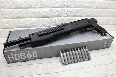 台南 武星級 Umarex T4E HDB68 防身 鎮暴槍 CO2槍 + CO2小鋼瓶 ( 17MM散彈槍步槍鎮暴防暴