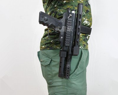 台南 武星級 iGUN MP5 鎮暴槍 17MM 全金屬 CO2槍 腰掛版(BB槍短槍G6 G2 Z3 RAM ARM