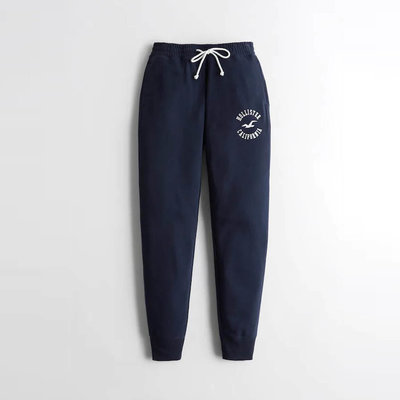 【HOLLISTER Co.】【HCO】HC女棉長褲白鷗圈字藍 F02220707-03