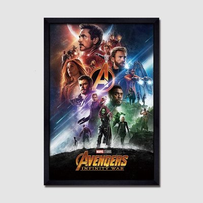 C - R - A - Z - Y - T - O - W - N Avengers復仇者聯盟3無限之戰漫威電影海報掛畫