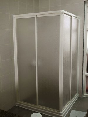 【阿貴不貴屋】 直角型 L型 淋浴拉門 浴室拉門系列 有框 PS板 ❖含施工安裝