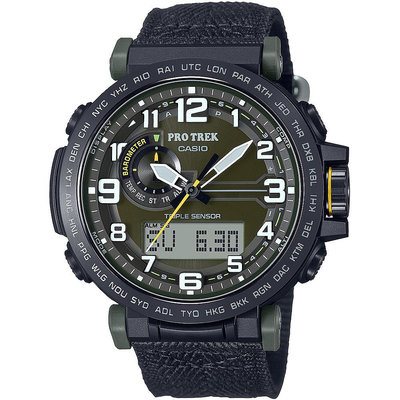 CASIO 卡西歐 PRO TREK 太陽能登山計時錶(PRG-601YB-3)