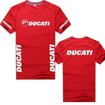 【熱賣精選】 高品質款 ducati 杜卡迪 紅魔 logo 標誌 賽道 跑車 車隊 速幹衫 T恤 衣服 短袖T恤 短袖