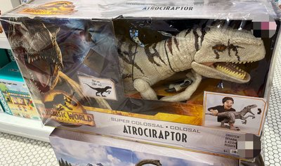 ￼Mattel 侏羅紀世界-超速巨型恐龍 野蠻盜龍 侏儸紀 恐龍玩具 正版 美泰兒 JURASSIC WORLD
