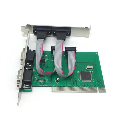 PCI4串口卡PCI串口卡4個COM口PCI轉COM9針RS232擴展卡355芯片