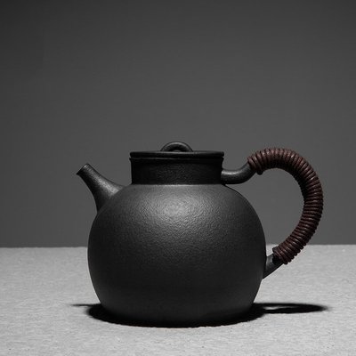 現貨熱銷-茶壺 古道坊火山石陶瓷煮茶燒水壺電陶爐日式煮茶器泡茶壺電熱陶壺