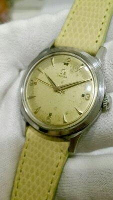 1950年代停產OMEGA手上鍊老古董錶 cal.420
