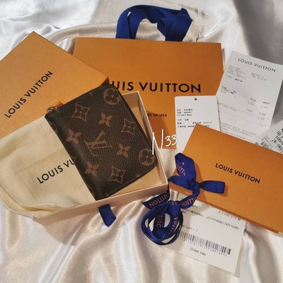 ❌SOLD OUT❌9成新全配美品 Louis Vuitton Monogram 拉鏈零錢包 M60067 LV