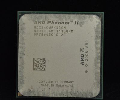 AMD Phenom II X4 840 四核正式版 (AM3 3.2G) 非 805 810 820 830 850