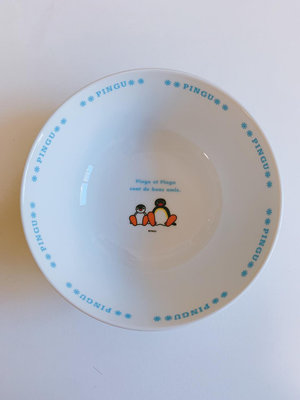 制 pingu pinga企鵝家族 卡通陶瓷面碗