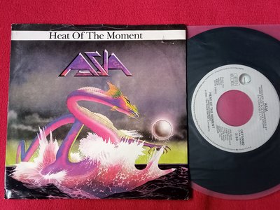 原版七吋單曲/Asia：Heat of the Moment/NM-