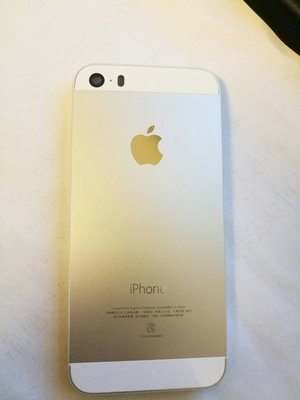 【三大保證，保固一年】Apple iphone 5S 原廠背蓋  (含側按鍵) - 銀色送小工具 原廠規格