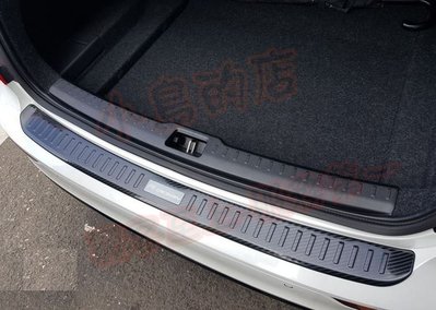 【小鳥的店】富豪 2019-2023 新款 S60 後保桿護板 (卡夢) 防刮飾條 尾箱門檻踏板 碳纖紋不鏽鋼