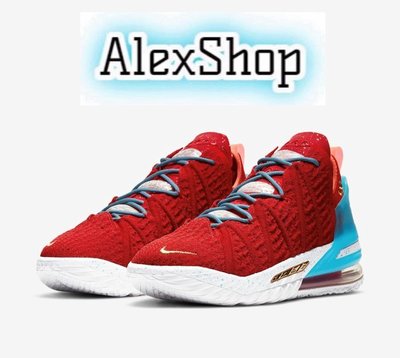 艾力克斯 NIKE LEBRON XVIII EP 男女 CW3155-600 紅藍橘 XDR氣墊籃球鞋ㄇ7上7
