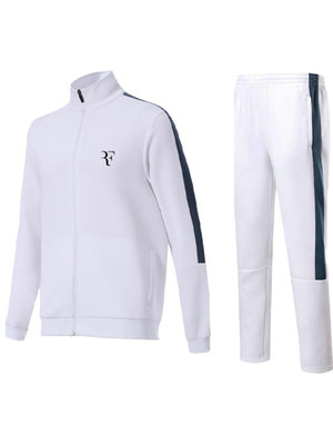 納達爾網球服套裝男女費德勒外套秋冬白色長袖上衣學生運動訓練服