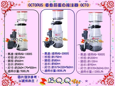 [B.Q.Q小舖]OCTOPUS 章魚哥．Classic 200 INT 蛋白除沫器 1200L ．OCTO(免運)