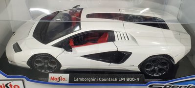 【小如的店】COSTCO好市多代購~Maisto 美馳圖 1:18收藏模型車 - Lamborghini Countach LPI 800-4