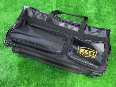 棒球世界全新 ZETT 拉桿式滾輪裝備袋BAT-260特價