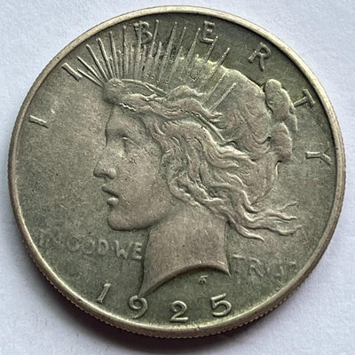 1925年美國和平鴿銀幣錢幣 收藏幣 紀念幣-21615【國際藏館】