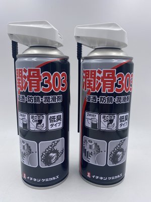 車霸- 百利世 潤滑303 浸透*防鏽*潤滑劑 潤滑油 防鏽專用 日本原裝 防銹潤滑劑 WD-40