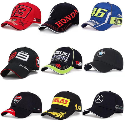 SUZUKI 多款車帽/機車帽 F1 奔馳賽車棒球帽鈴木 93 倍耐力 Ducati Racing cap 可調式車帽高（滿599元）