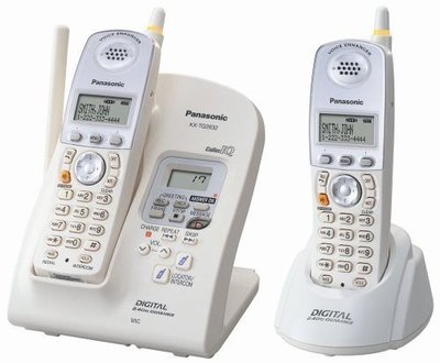 國際牌Panasonic KX-TG2632數位雙子機答錄無線電話,對講機,白,2子機 子母機 TG2622