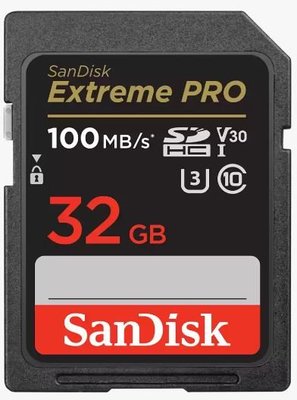 SanDisk 32GB 32G SD SDHC C10 4K U3 V30EXTREME PRO 記憶卡 相機 大卡