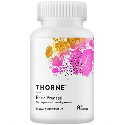 Thorne美國悅恩期復合維素90粒 B12鈣鎂鋅硒活性葉酸甲鈷胺B6