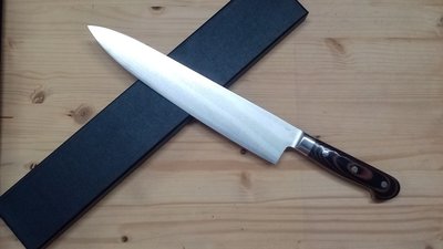 「Formosa巧匠工坊」24公分 SLD鋼材 料理刀 西餐刀 主廚刀(鋒利)藤次郎刀型