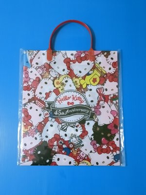 Hello Kitty 45週年 KT PP手提袋