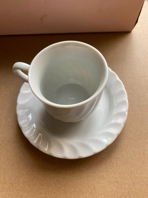 日本白瓷咖啡杯 4客咖啡杯 純白瓷咖啡杯