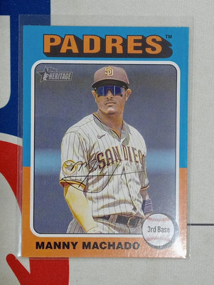 Manny Machado 2024 Topps Heritage 漂亮明星卡