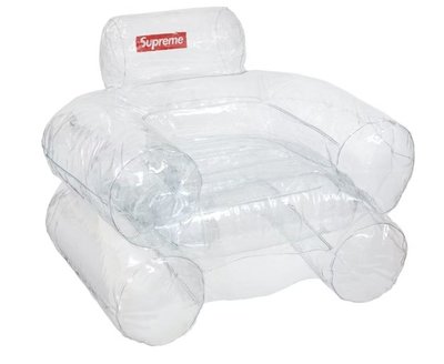 「Rush Kingdom」代購 Supreme Inflatable Chair Clear 充氣沙發