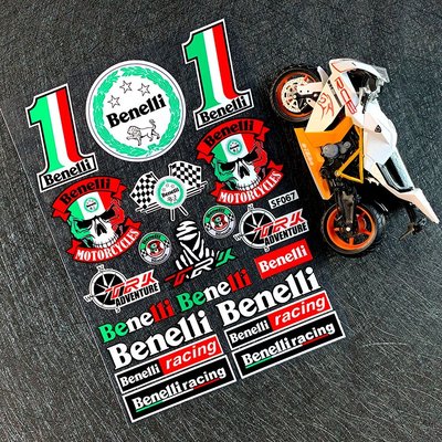 Benelli 反光賽車摩托車配件貼紙油箱頭盔防水裝飾貼花適用於 Benelli TRK BN TMXK 250 300